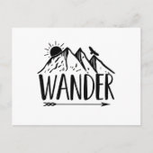 Wiking | Geschenkideeën Wanderer Berge Bergsteiger Briefkaart (Voorkant)