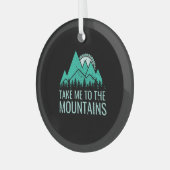 Wiking Glas Ornament (Voorkant links)