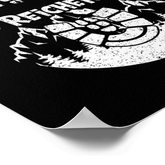 Wiking in Bad Reichenhall Duitsland Vacation Hiker Poster (Hoek)