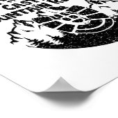 Wiking in Castle Mountain Resort Vacation Ski Poster (Hoek)
