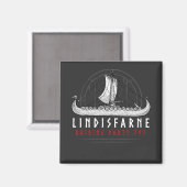 Wikinger Lindisfarne Raiding Party Magnet (Voorkant / Achterkant)