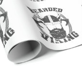 Wikinger mit Vollbart Bearded Viking Cadeaupapier (Rol Hoek)