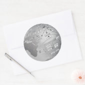 WikiPathways Logo Ronde Sticker (Envelop)