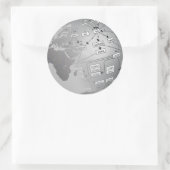 WikiPathways Logo Ronde Sticker (Tas)