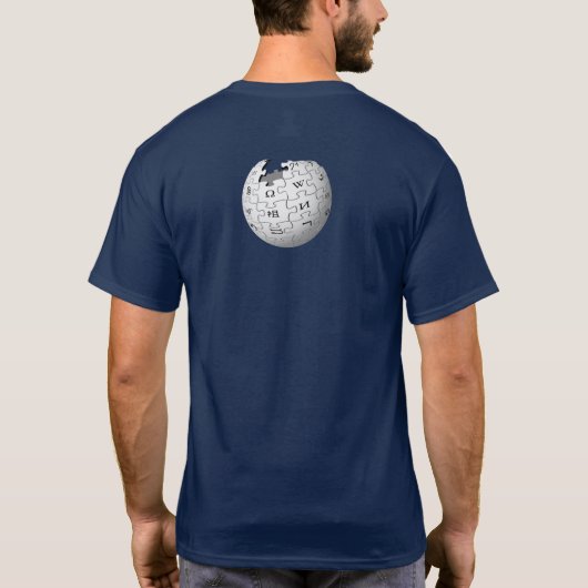 Wikipedia T-shirt (Achterkant)