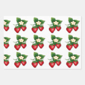 Wikkel het samen met I Love Strawberry Inpakpapier Vel (Voorkant)