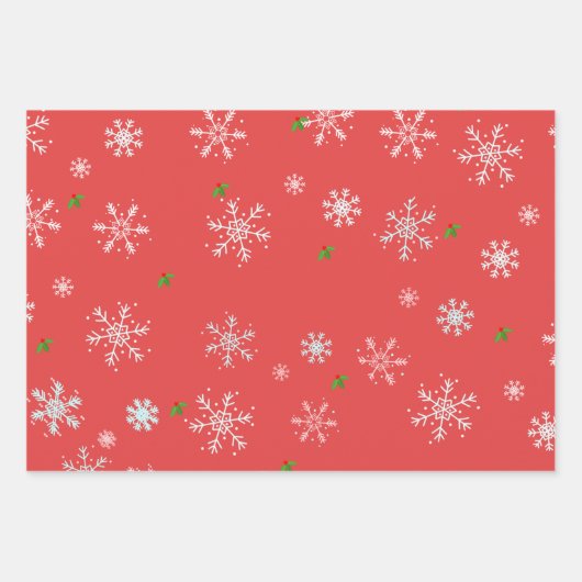 Wikkel het vrolijk kerstfeest inpakpapier vel (Voorkant 3)