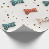Wikkel in Sock-tastic Starry Cheer Paper! Cadeaupapier (Hoek)