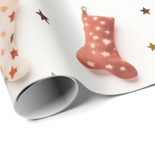 Wikkel in Sock-tastic Starry Cheer Paper! Cadeaupapier (Rol Hoek)