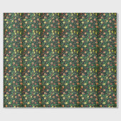 Wikkel je cadeau in sappige nostalgie - Retro Frui Cadeaupapier (Vlak)