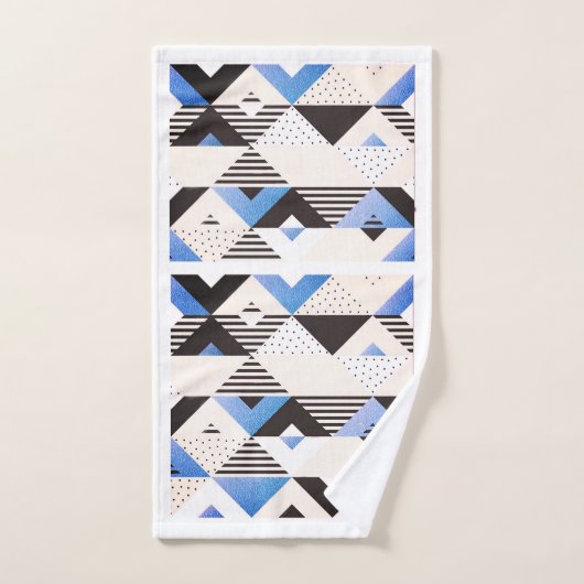 Wikkel jezelf in verfijnde stijl met deze geometri bad handdoek (Handdoek)