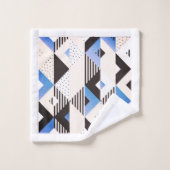 Wikkel jezelf in verfijnde stijl met deze geometri bad handdoek (Wasdoekje)