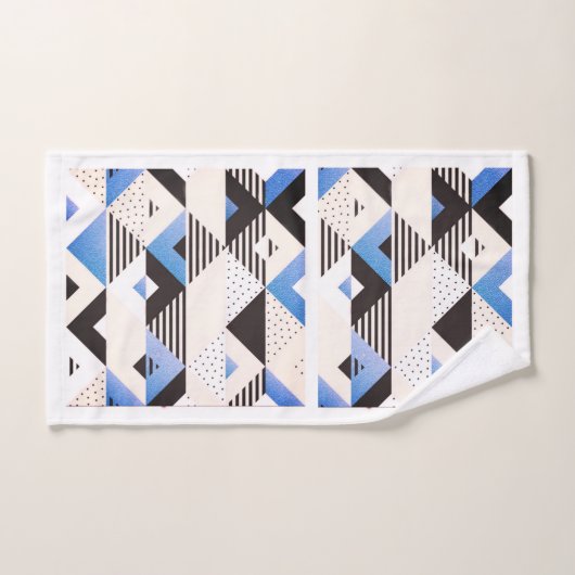Wikkel jezelf in verfijnde stijl met deze geometri bad handdoek (Handdoek)