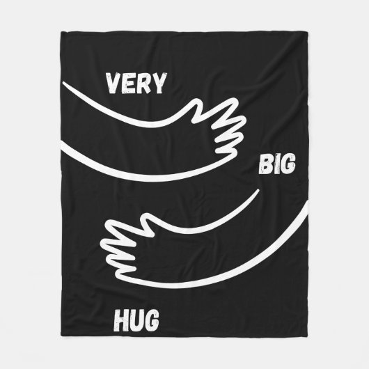 Wikkel jezelf in Warmte en Liefde met Big knuffel Fleece Deken (Voorkant)