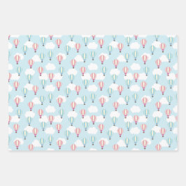 Wikkelen - Hete luchtballonnen Inpakpapier Vel