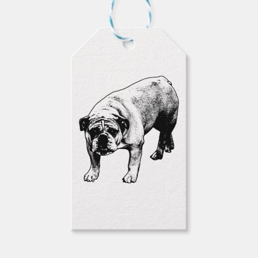 wikkellijnafwerking cadeaulabel (Voorkant)