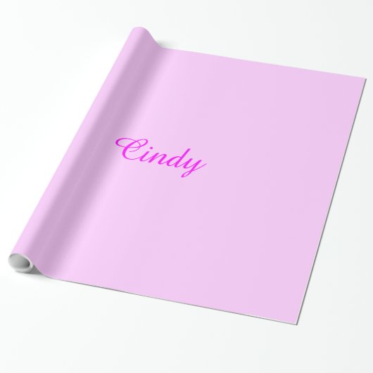 wikkelpapier NAAM, Cindy Cadeaupapier (Uitgerold)