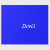 wikkelpapier NAAM, David, individuele tekst Cadeaupapier (Vlak)
