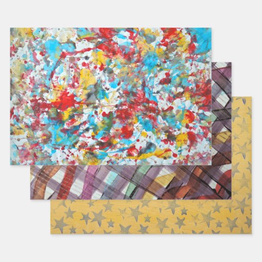 Wikkelpapier - Plak papieren Design Inpakpapier Vel (Set)