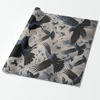 wikkelpapier van Viking Ravens Cadeaupapier