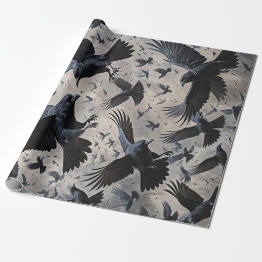 wikkelpapier van Viking Ravens Cadeaupapier (Uitgerold)