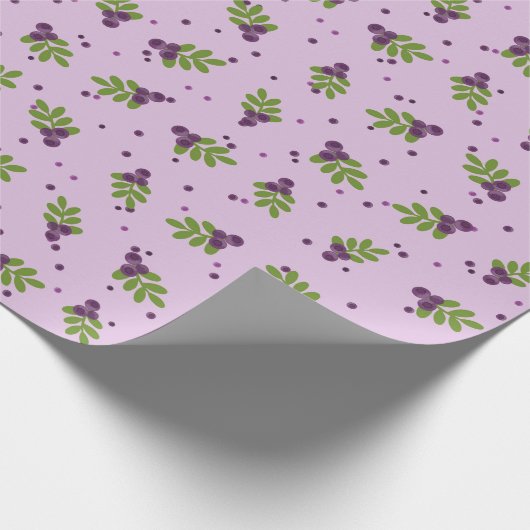 wikkelpapier voor bosbessen cadeaupapier (Hoek)