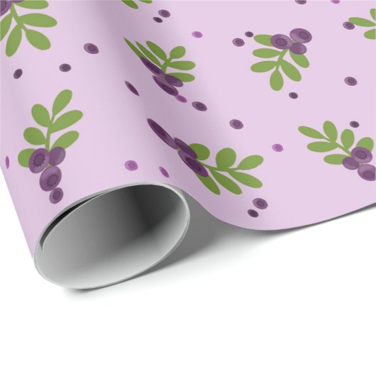 wikkelpapier voor bosbessen cadeaupapier (Rol Hoek)