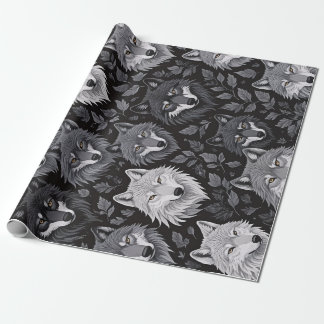 wikkelpapier voor vikingwolven cadeaupapier