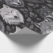 wikkelpapier voor vikingwolven cadeaupapier (Hoek)
