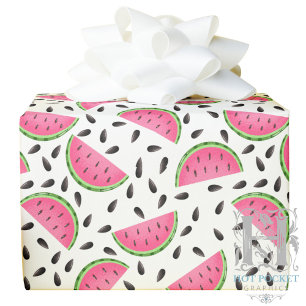 Wikkelpapier voor watermeloenen cadeaupapier