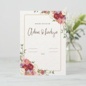 wikkeluitnodiging kaart (Staand voorkant)