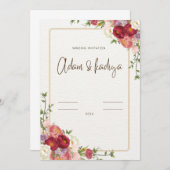 wikkeluitnodiging kaart (Voorkant / Achterkant)