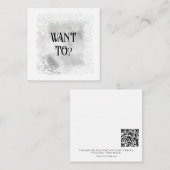 *~* WIL AP63 Relatie Vlakke Nota Kaart Notitiekaartje (Voorkant / Achterkant)