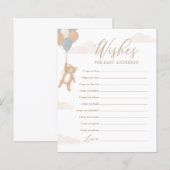 Wil Baby, we kunnen Baby shower wachten (Voorkant / Achterkant)
