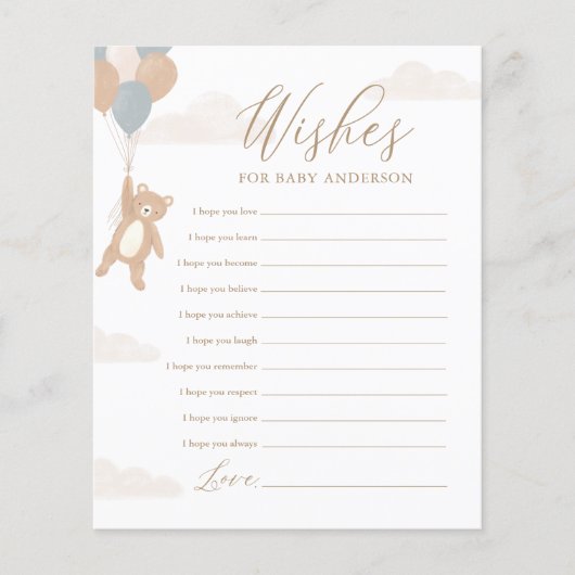 Wil Baby, we kunnen Baby shower wachten (Voorkant)