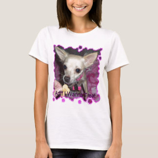 wil chihuahua dog behandelen t-shirt