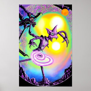 Wil de echte Batman alsjeblieft Ken Gage Art opvoe Poster