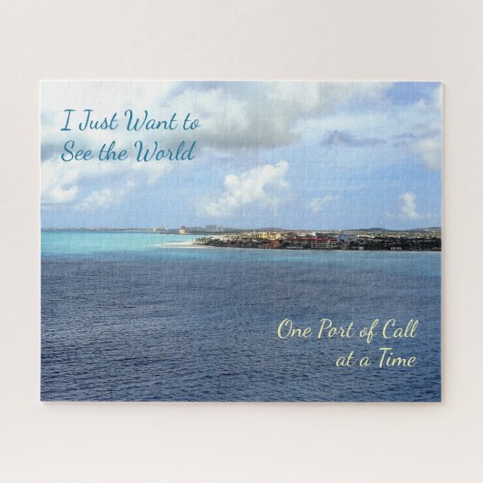 Wil de Havens van de Wereldcruise zien Legpuzzel (Horizontaal)