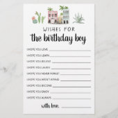 Wil de jongen van de verjaardag (Voorkant)