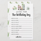 Wil de jongen van de verjaardag (Voorkant / Achterkant)