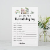 Wil de jongen van de verjaardag (Staand voorkant)