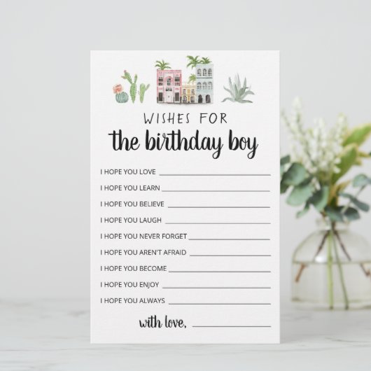 Wil de jongen van de verjaardag (Staand voorkant)