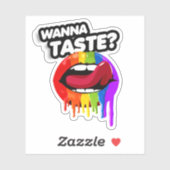 WIL DE REGENBOOG PROEVEN STICKER (Vel)
