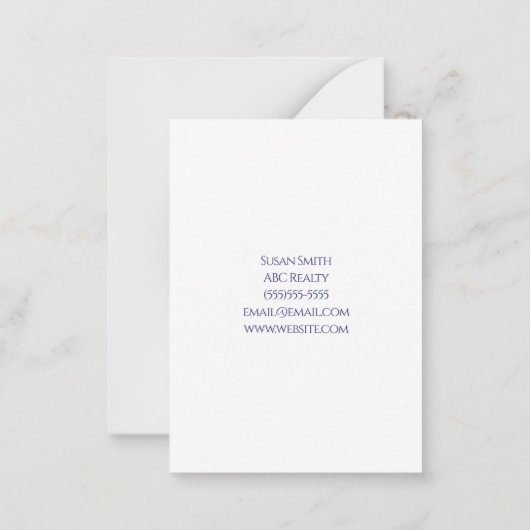 Wil de Scoop Ice Cream-Pop door Notitiekaartje (Achterkant)