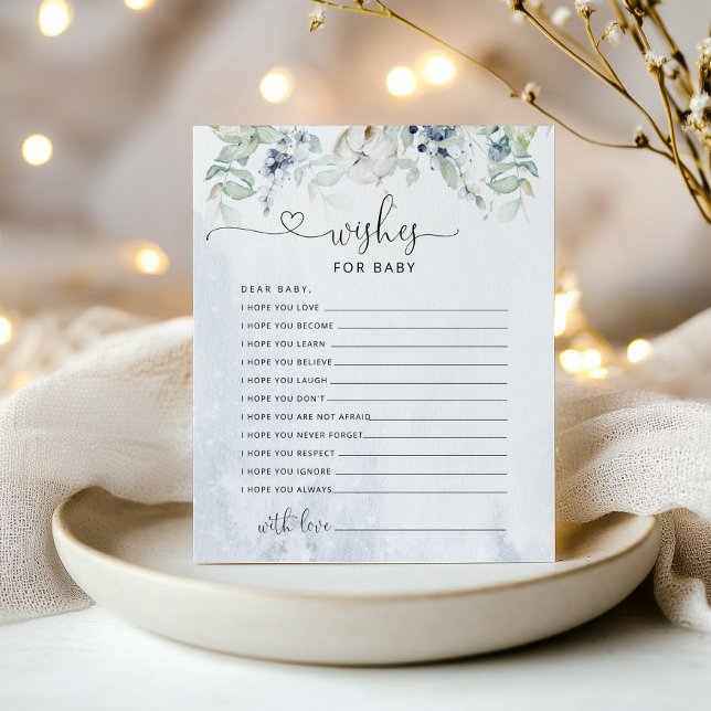 Wil een baby-kaart. Winterwensen voor baby (Creator heeft geüpload)