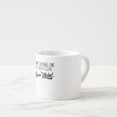Wil één ding duidelijk maken grappige skinc espresso kop (Voorkant rechts)