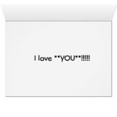 WIL EEN "GEHEIMTE" WETEN - IK HOEF ***JIJ** (Binenzijde Horizontaal (Onderkant))