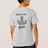 Wil EOD zijn, EOD Kind T-shirt (Achterkant)