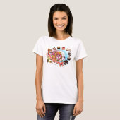 Wil eten Chocolate Cake Vrouwen Shirt (Voorkant volledig)