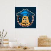 Wil geloven poster (Keuken)